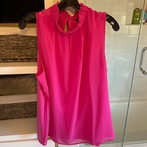 NWT Ann Taylor Pink Sleeveless Top